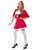 48" Red and White Riding Hood Women Adult Halloween Costume - Large - IMAGE 2