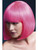 26" Neon Pink Fever Elise Short Hair Women Adult Halloween Wig Costume Accessory - One Size - IMAGE 1