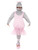 44" Gray and Pink Ballerina Hippo Unisex Adult Halloween Costume - IMAGE 4
