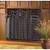 30.5" Black Tuscan Curve Folding Fireplace Screen - IMAGE 3