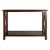 45” Cappuccino Brown Console Table - IMAGE 2