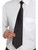30" Black 1920's Style Deluxe Men Adult Halloween Gangster Tie Costume Accessory - One Size - IMAGE 1