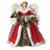 16.5" Red and White Angel Christmas Tree Topper, Unlit - IMAGE 1