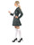 49" Green and White Preppy Schoolgirl Women Adult Halloween Costume - Small - IMAGE 2
