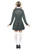 49" Green and White Preppy Schoolgirl Women Adult Halloween Costume - Small - IMAGE 3