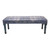 47" Antique Blue Distressed Rectangular Bench - IMAGE 4