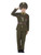 49" Olive Green Army Officer Boy Child Halloween Costume - Medium - IMAGE 1