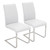 Set of 2 White Foster Contemporary Dining Chair 38.5” - IMAGE 1