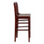 44" Brown Hercules Series School House Back Restaurant Barstool - IMAGE 2