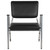 34" Black Antimicrobial Medical Reception Armchair - IMAGE 4