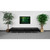 Set of 4 Black Leather Seat Bench with Stainless Steel Frame 9.25' - IMAGE 2