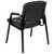 33.5" Black Contemporary Mid Back Executive Reception Chair - IMAGE 3