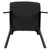33.5" Black Contemporary Mid Back Executive Reception Chair - IMAGE 6