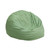 30" Green Contemporary Solid Kids Small Bean Bag Chair - IMAGE 1