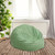 30" Green Contemporary Solid Kids Small Bean Bag Chair - IMAGE 3