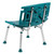 32.25" Teal Blue Adjustable Bath and Shower Chair with Extra Large Back - IMAGE 6