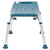 21.5" Navy Blue Adjustable Bath and Shower Chair with Non-slip Feet - IMAGE 5