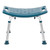 21.5" Navy Blue Adjustable Bath and Shower Chair with Non-slip Feet