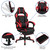 68" Red Gaming Racing Ergonomic Computer Chair with Fully Reclining Back - IMAGE 6