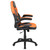 46.25" Orange and Black Office Ergonomic Adjustable X10 Gaming Swivel Chair with Flip-up Arms - IMAGE 5