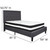 81" Dark Gray Tufted Upholstered Platform Bed with Pocket Spring Mattress - Full Size - IMAGE 2