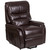 57" Chocolate Brown Remote Controlled Power Lift Recliner Chair - IMAGE 2