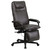 45.75" Brown and Black High Back Executive Reclining Ergonomic Swivel Office Chair - IMAGE 1