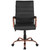 43" Black and Rose Gold Contemporary Executive Swivel Office Chair with Dual Wheel Casters - IMAGE 4