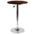 35.5'' Brown Contemporary Round Adjustable Height Cocktail Table - IMAGE 1