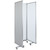 72" Gray Double Sided Mobile Magnetic Cloth Partition with Lockable Casters - IMAGE 4