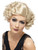26" Blonde Beige 1920's Style Short and Wavy Flapper Women Adult Halloween Bob Wig Costume Accessory - One Size - IMAGE 1
