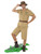 42" Brown Safari Man Adult Halloween Costume - Medium - IMAGE 1