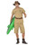42" Brown Safari Man Adult Halloween Costume - Medium - IMAGE 2