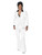 49" White and Black 1970's Style Suit Party Men Adult Halloween Costume - Extra Large - IMAGE 1