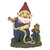 9" Firefighter Gnome Hand Painted Outdoor Garden Statue - IMAGE 1