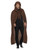 40" Brown Grave keeper Hooded Men Adult Halloween Cloak Costume Accessory - One Size - IMAGE 1