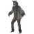 Green and Gray Werewolf Men Adult Halloween Costume - Large - IMAGE 1