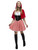 49" Red and Black Riding Hood Women Adult Halloween Costume - Small - IMAGE 1