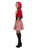 49" Red and Black Riding Hood Women Adult Halloween Costume - Small - IMAGE 2
