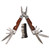 7" Silver with Brown Wood Handle Multi Tool - IMAGE 1