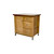 37" Natural Wood Kitchen Cart with Adjustable Storage Shelf - IMAGE 3