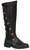 Black Fresco Men Adult Halloween Boots Costume Accessory - Size 11 - IMAGE 1