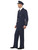 49" Navy Blue and White Pilot Men Adult Halloween Costume - Large - IMAGE 2