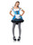 White and Blue Mushroom Alice Teen Halloween Costume - Large - IMAGE 1