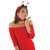 Red and Black Ladybug Women Adult Halloween Headband with Necklace Costume Accessory - IMAGE 1