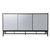 53" Gray and Black Contemporary Storage Cabinet - IMAGE 1