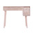 35.75" Gray and White Rectangular Storage Vanity Table with Mirror - IMAGE 1