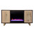 54.25" Wilconia Color Changing with Media Storage and Carved Details Fireplace - IMAGE 1