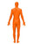 40" Orange Unisex Second Skin Suit Unisex Adult Halloween Costume - Large - IMAGE 3
