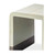18" Grey Leather Square Side Table - IMAGE 3